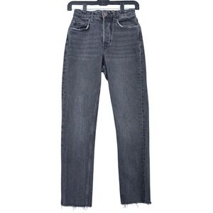 BDG Urban Outfitters Dillon High Rise Straight Leg Jeans Faded Black 26